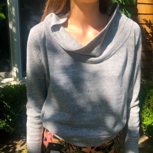 Eileen Fisher cotton top in grey size xs